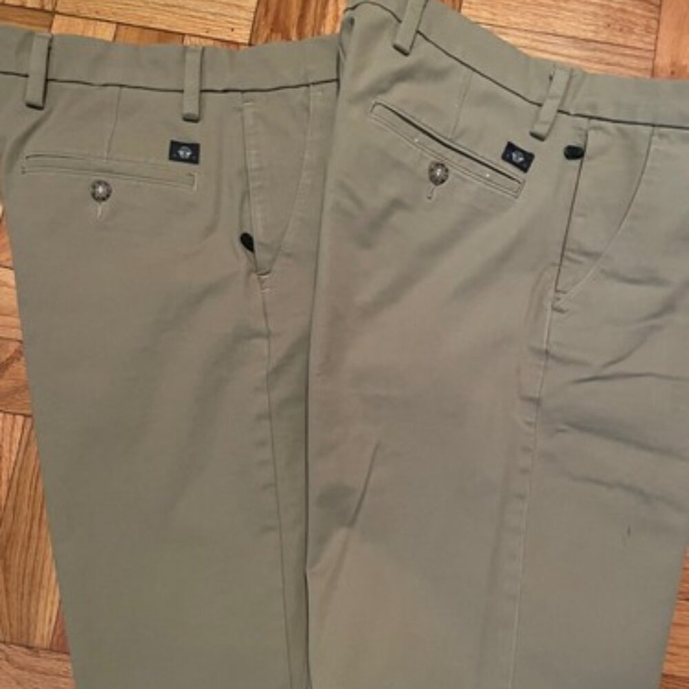 2 pc Men's Dockers Workday Straight-Fit Smart 360 FLEX Khaki Pants Size 32x34